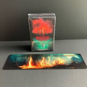 New Stranger Things tarot deck with Flame design Three Card Holder